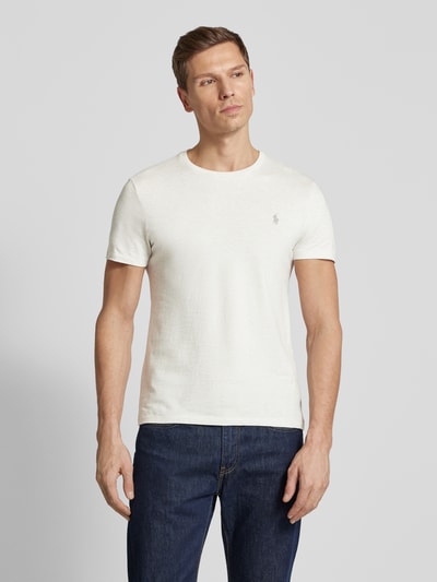 Polo Ralph Lauren T-Shirt mit Label-Stitching Sand 4