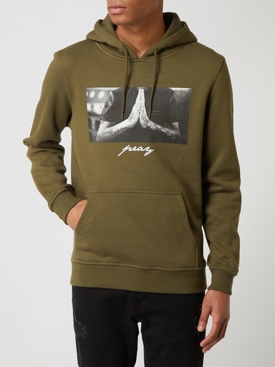 Mister Tee Hoodie mit Foto-Print Oliv 4