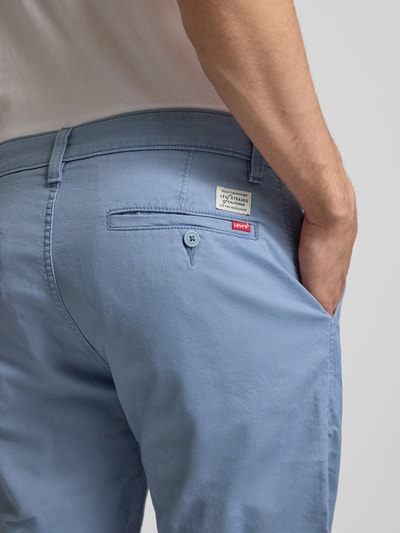 Levi's® Regular Fit Chinoshorts aus Baumwoll-Mix Rauchblau 3