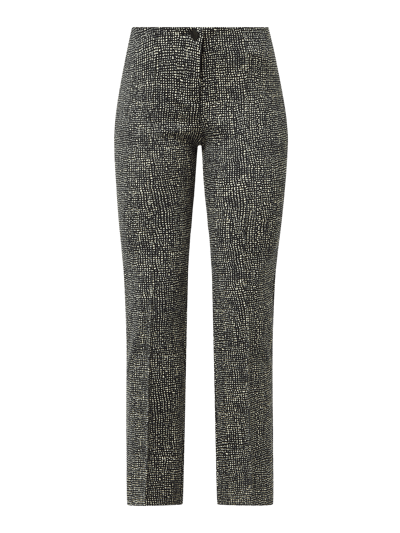 Rosner Stoffen broek met verkorte pijpen, model 'Antonia' Zwart - 2