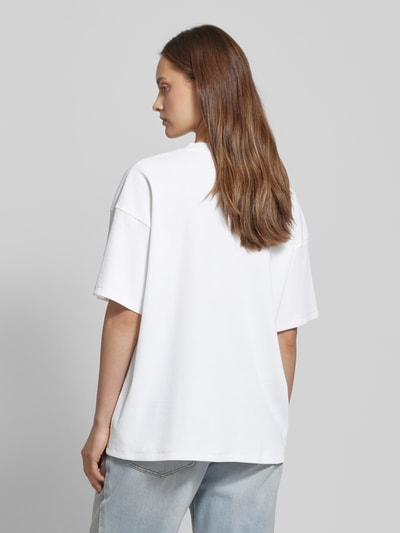 Calvin Klein Jeans T-Shirt mit Label-Badge Weiss 5