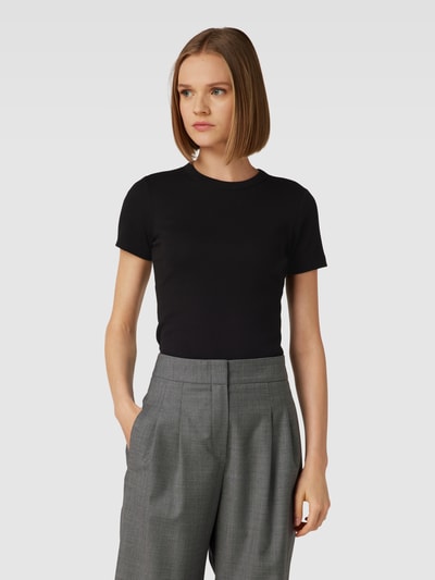 OPUS T-Shirt mit Rundhalsausschnitt Modell 'Samuna' Black 4