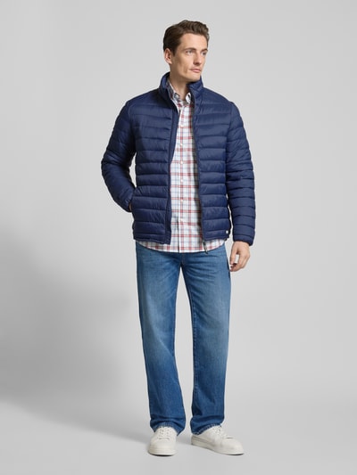 CARS JEANS Steppjacke mit Stehkragen Modell 'Statham' Marine 1