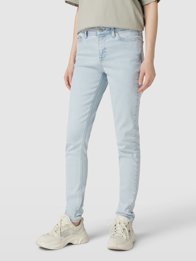 Tommy Jeans Skinny fit jeans met 5-pocketmodel, model 'NORA' Lichtblauw - 4