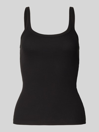 WEEKDAY Top met fijnrib Zwart - 2