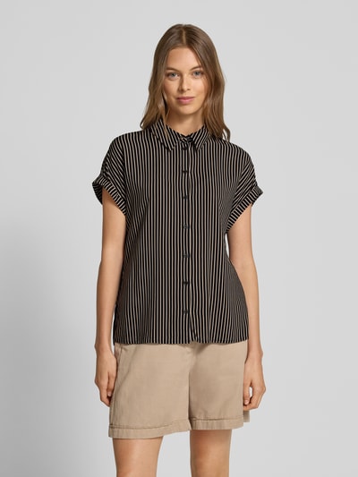 Tom Tailor Denim Regular fit overhemdblouse van pure viscose Beige - 4