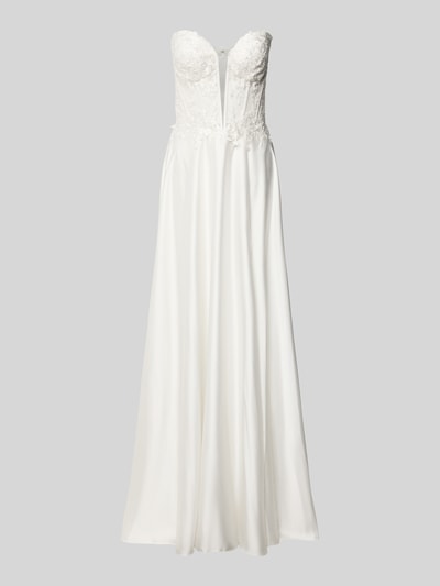 Mascara Regular Fit Brautkleid in semitransparentem Design Weiss 2