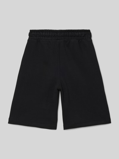 BOSS Regular Fit Sweatshorts mit Label-Print Black 3