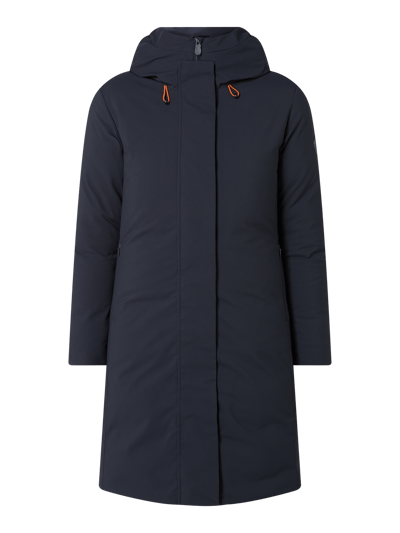 SAVE THE DUCK Lange jas met capuchon, model 'Smegy' - PLUMTECH® Donkerblauw - 2