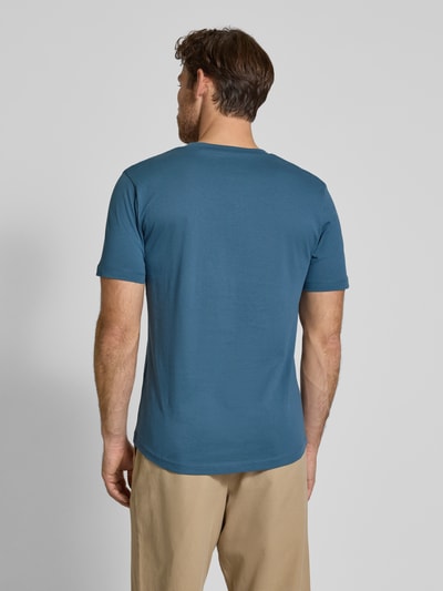 Tom Tailor Denim Regular Fit T-Shirt aus reiner Baumwolle Blau 5