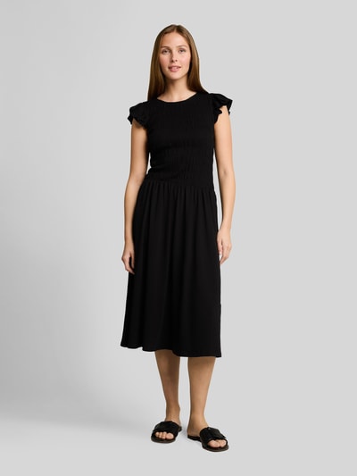 Tom Tailor Denim Körpernahes Freizeitkleid aus reiner Baumwolle Black 4