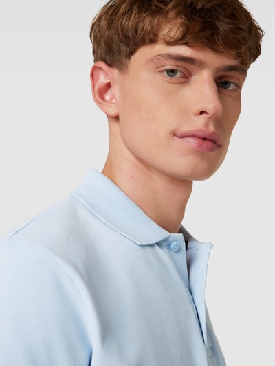 Selected Homme Poloshirt mit Logo-Stitching Hellblau 3
