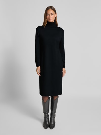 s.Oliver RED LABEL Strickkleid aus Viskose-Mix BLACK 4