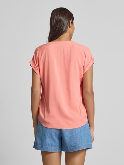 Tom Tailor Relaxed Fit Blusenshirt aus reiner Viskose Apricot 5