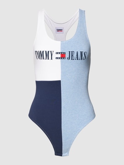 Tommy Jeans Body im Colour-Blocking-Design Hellblau 2