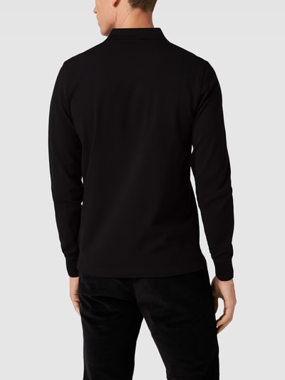 Gant Poloshirt im langärmeligen Design Black 5