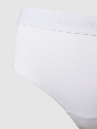 Marc O'Polo Slip met elastische band met logo in een set van 3 stuks, model 'ESSENTIALS' Wit - 2