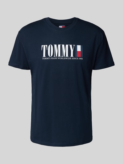 Tommy Jeans Regular Fit T-Shirt aus reiner Baumwolle Marine 2