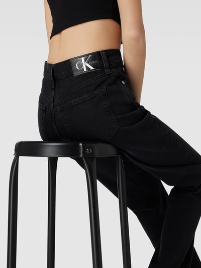 Calvin Klein Jeans Jeansy z wysokim stanem i 5 kieszeniami Czarny 3