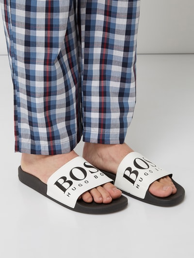 BOSS Slides mit Logo-Print  Weiss 3