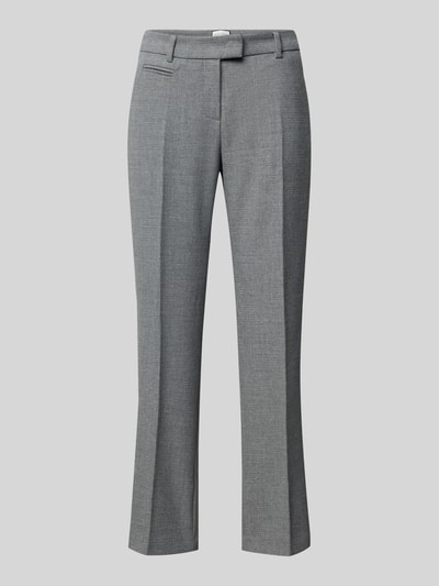 SEDUCTIVE Spodnie materiałowe o skróconym kroju regular fit model ‘MARY’ Jasnoszary 2