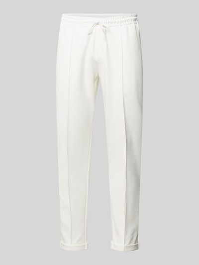 Antony Morato Straight Leg Stoffhose mit fixierten Bundfalten Offwhite 2