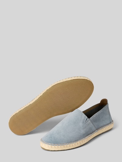 Produktfoto, hellblaue Herren Espadrilles mit Motiv-Prägung und strukturierter Sohle, Modell 'velluto stampa lias' von JOOP! SHOES