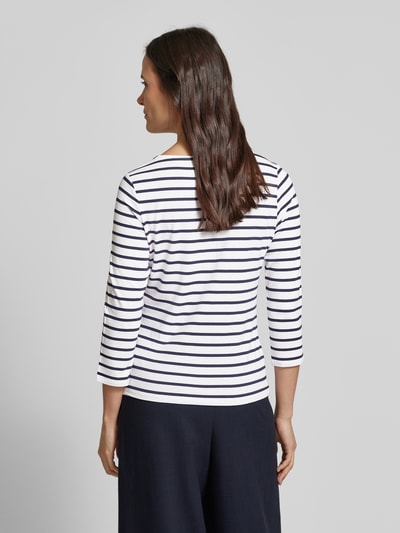 More & More Shirt met 3/4-mouwen Marineblauw - 5