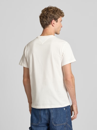 Tommy Jeans Slim Fit T-Shirt aus reiner Baumwolle Weiss 5