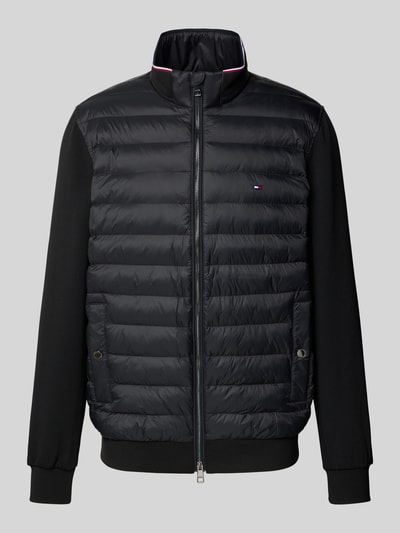 Tommy Hilfiger Kurtka pikowana o kroju regular fit z mieszanki bawełny Czarny 2