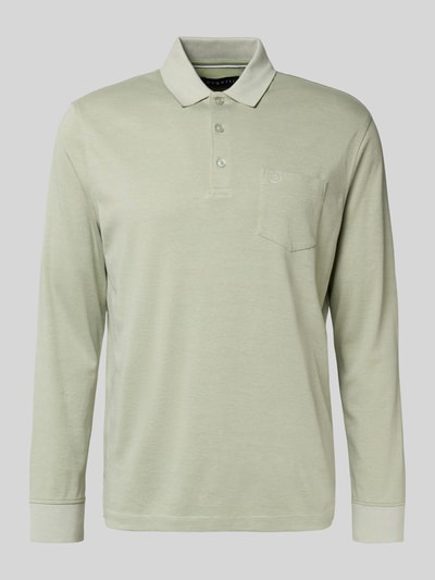 bugatti Koszulka polo z wyhaftowanym logo Jasnozielony 2