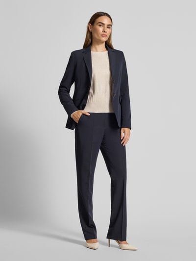 s.Oliver BLACK LABEL Comfort Fit Strickpullover aus Viskose-Mix Sand 1