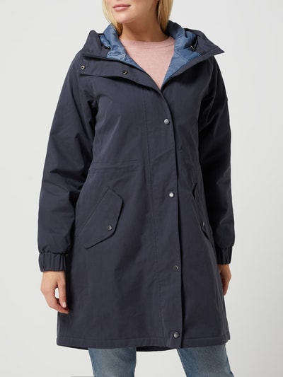 Barbour Parka met wattering, model 'Hauxley'  Marineblauw - 4