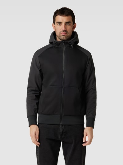 BOSS Sweatjacke mit Kapuze Modell 'Steele' Black 4