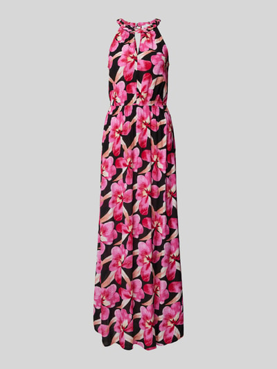 Vila Maxikleid mit floralem Print Modell 'MESA' Pink 2