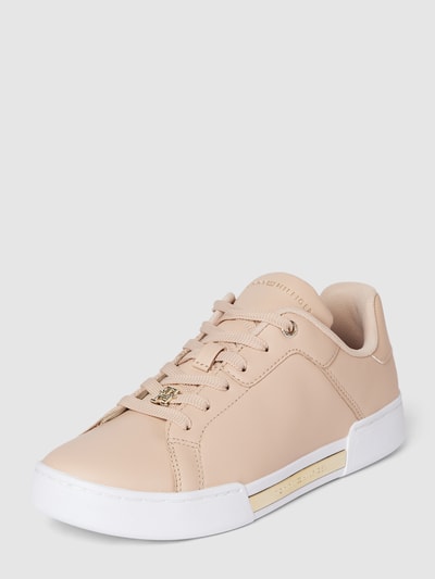 Tommy Hilfiger Sneaker mit Label-Details in metallic Hellrosa 2