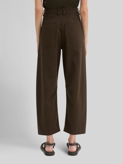 Marc O'Polo Barrel Fit Jeans aus Baumwoll-Mix mit aufgesetzten Taschen Mittelbraun 5