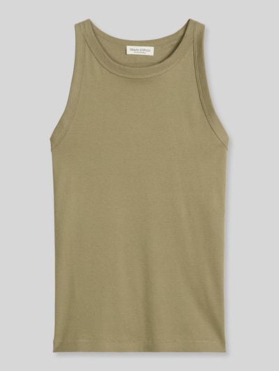 Marc O'Polo Slim Fit Top aus reiner Baumwolle Oliv 2