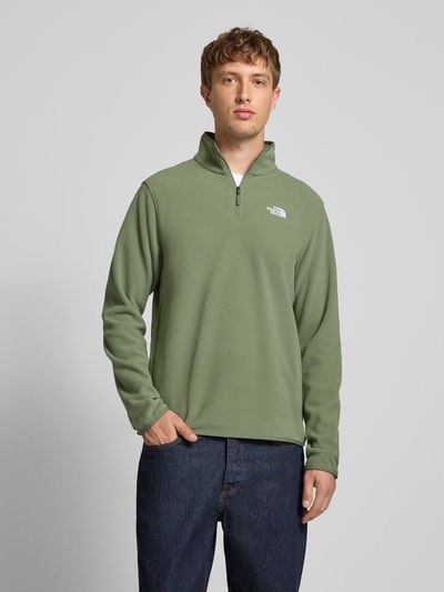 The North Face Sweatshirt met labelstitching Lichtgroen - 4