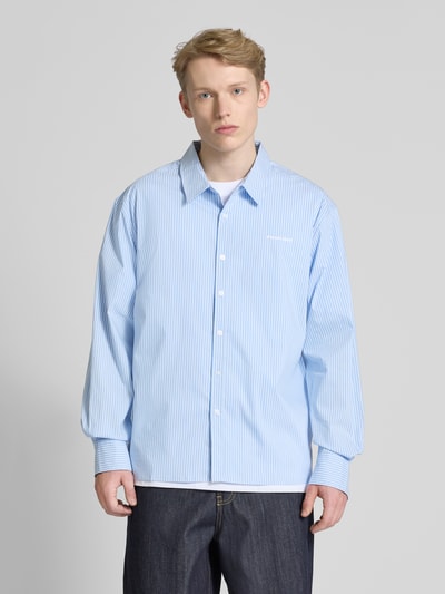 Pegador Oversized Freizeithemd mit Knopfleiste Hellblau 4