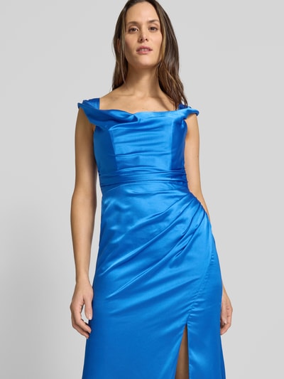 Luxuar Abendkleid mit Beinschlitz Royal 3