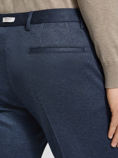 Roy Robson Slim Fit Anzughose mit Strukturmuster Blau 3