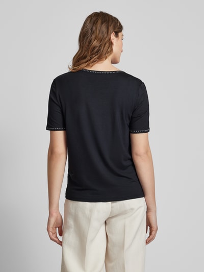 Vila T-Shirt mit Rundhalsausschnitt Modell 'SILLY' Black 5