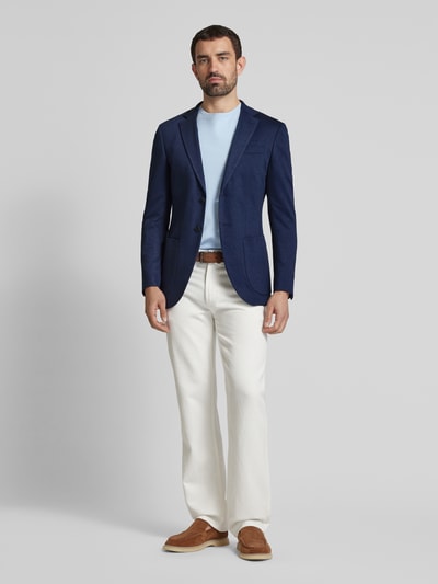 JOOP! Collection Marynarka na 2 guziki z brustaszą model ‘Dash’ Granatowy 1