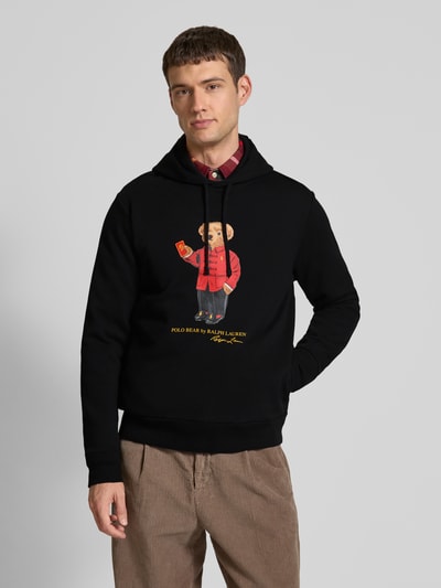 Polo Ralph Lauren Hoodie mit Label Print black online kaufen