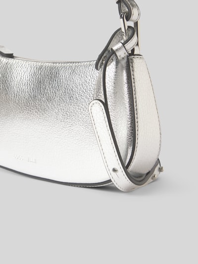 Coccinelle Handtas met labeldetail, model 'MERVEILLE' Zilver - 3