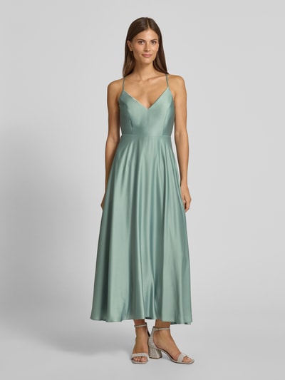 Jake*s Cocktail Cocktailkleid mit V-Ausschnitt Hellgruen 4