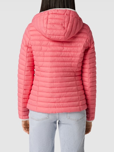 Fuchs Schmitt Steppjacke mit Label-Patch und abnehmbarer Kapuze Pink 5