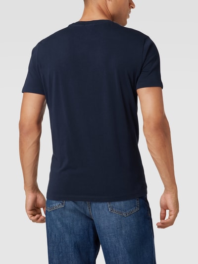 Mey T-Shirt mit Motiv-Stitching Modell 'BARBER' Marine 5