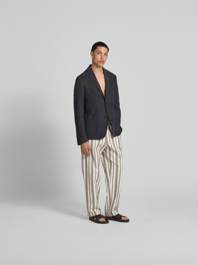 Officine Générale Stoffhose mit elastischem Bund Offwhite 1